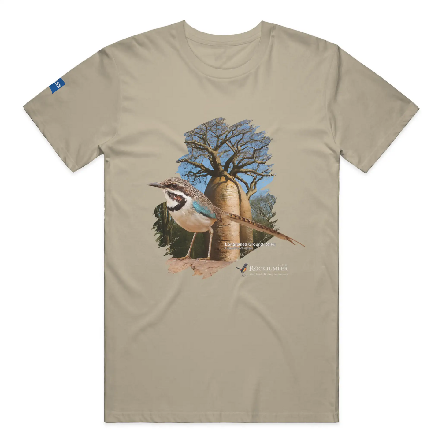 Madagascar Long-tailed Ground Roller T-Shirt Mens