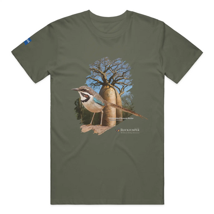 Madagascar Long-tailed Ground Roller T-Shirt Mens